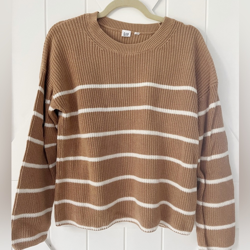 Striped Cropped Gap Sweater